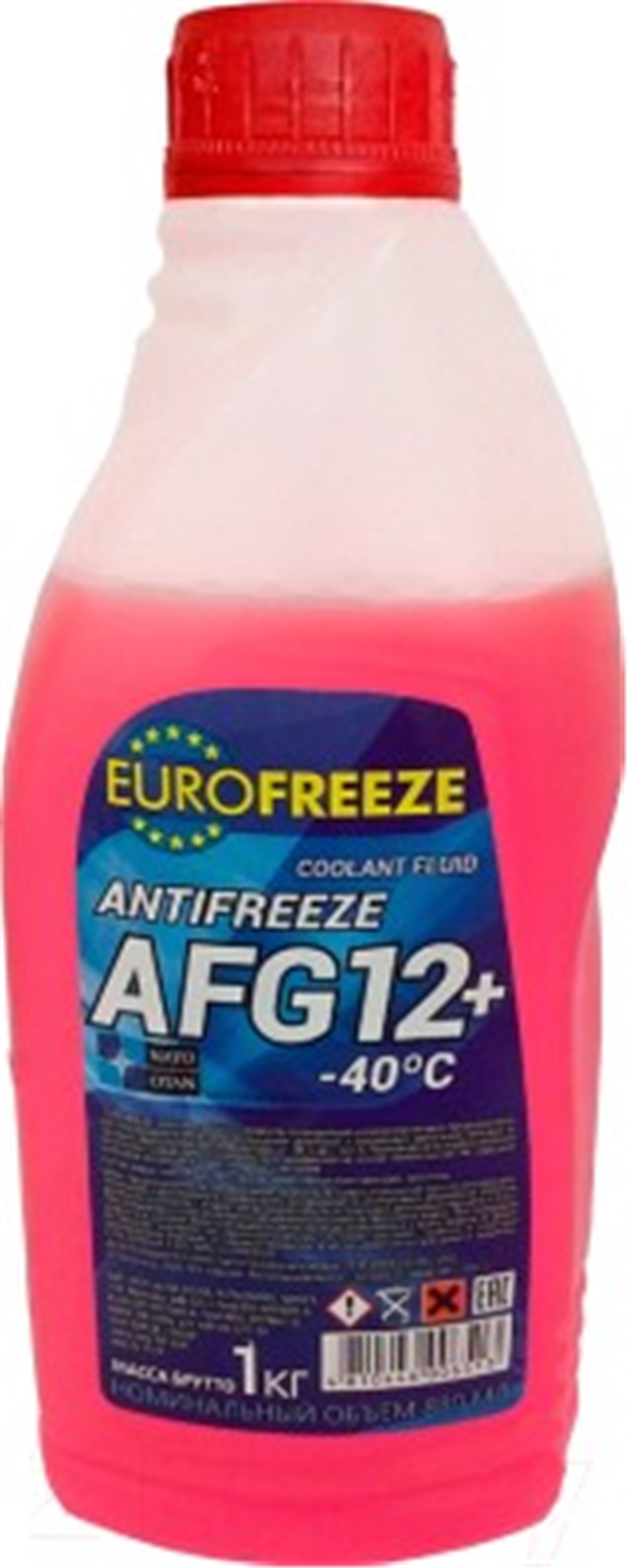 Antifreeze AFG12+ 1кг (0.88л) Красный