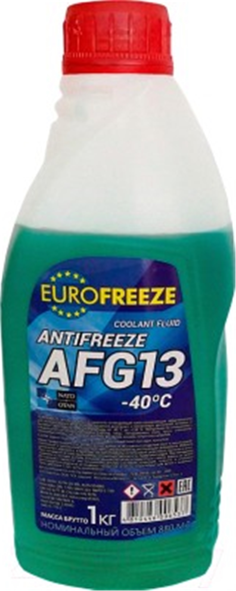 Antifreeze AFG13 1кг (0.88л) Антифриз Готовый -35°С Зелёный