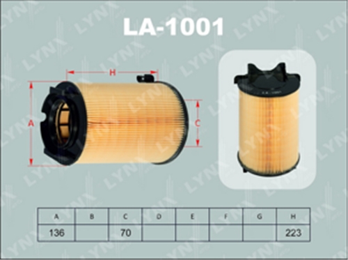 LA-1001 фильтр воздушный