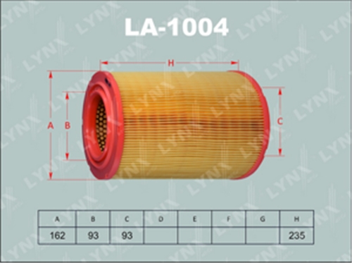 LA-1004 фильтр воздушный