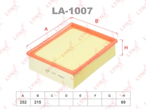 LA-1007 фильтр воздушный