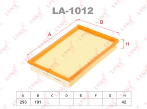 LA-1012 фильтр воздушный