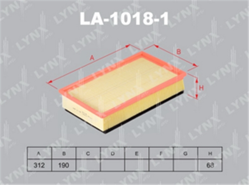 LA-1018-1 фильтр воздушный