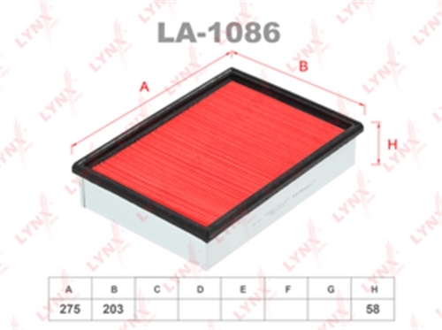 LA-1086 фильтр воздушный