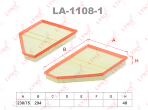 LA-1108-1 фильтр воздушный