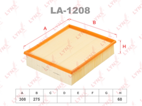 LA-1208 фильтр воздушный