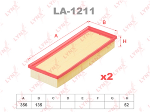 LA-1211 фильтр воздушный