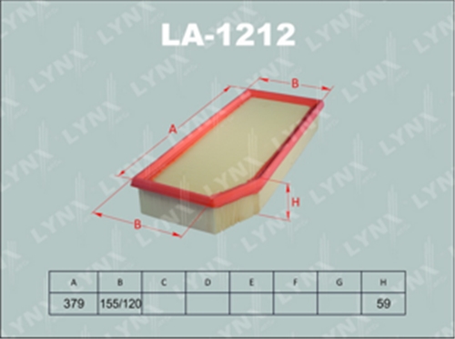 LA-1212 фильтр воздушный