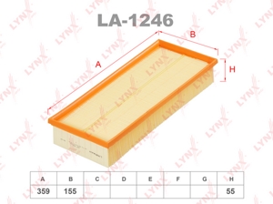 LA-1246 фильтр воздушный