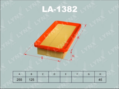 LA-1382 фильтр воздушный