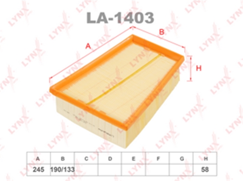 LA-1403 фильтр воздушный