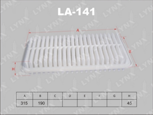 LA-141 фильтр воздушный