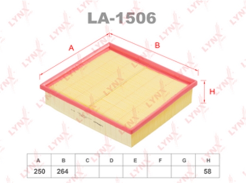 LA-1506 фильтр воздушный