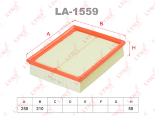 LA-1559 фильтр воздушный