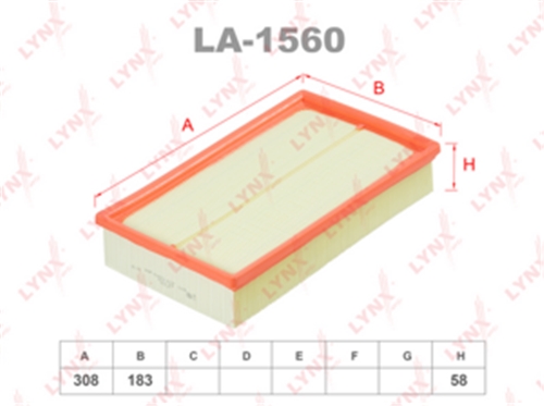 LA-1560 фильтр воздушный