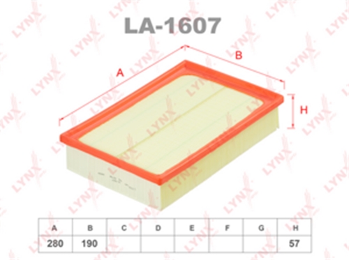 LA-1607 фильтр воздушный