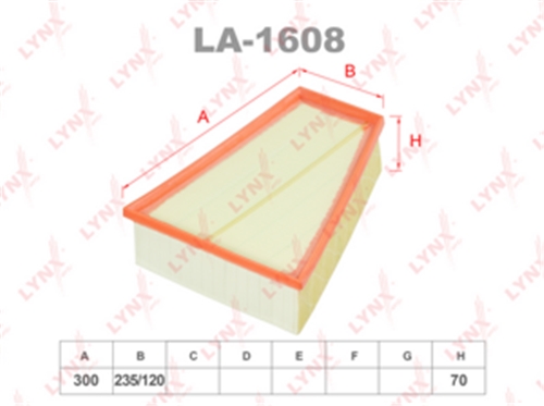 LA-1608 фильтр воздушный