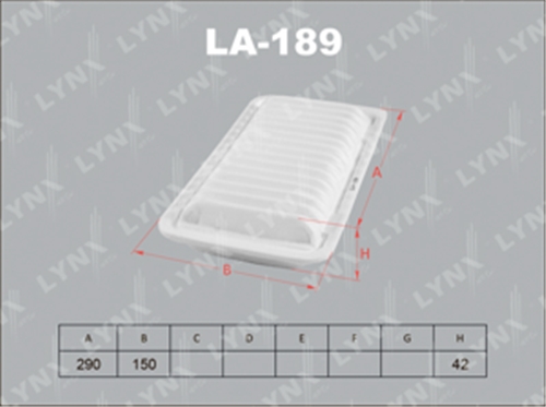 LA-189 фильтр воздушный