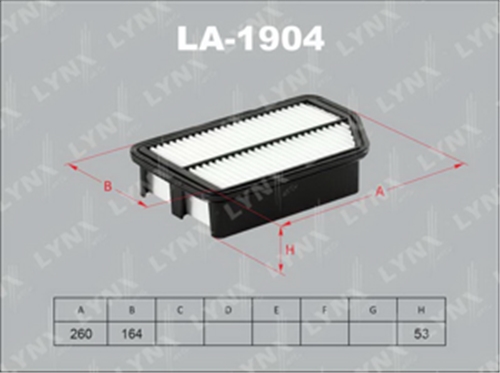 LA-1904 фильтр воздушный