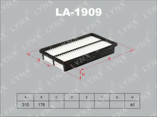 LA-1909 фильтр воздушный