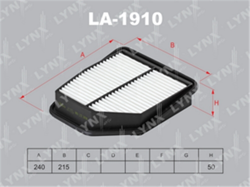 LA-1910 фильтр воздушный