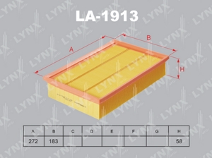 LA-1913 фильтр воздушный