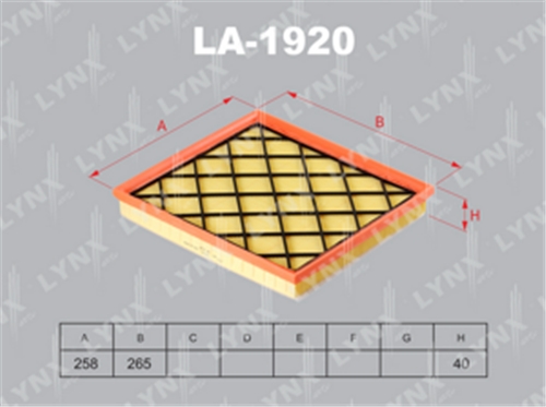 LA-1920 фильтр воздушный