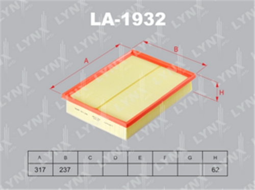 LA-1932 фильтр воздушный