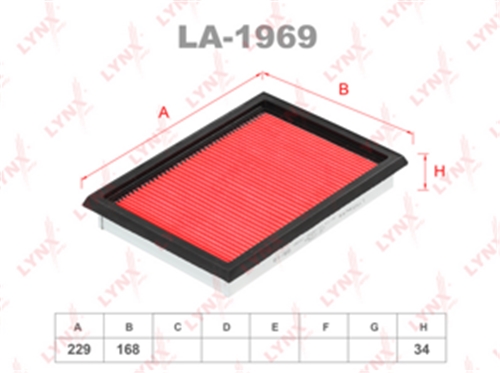 LA-1969 фильтр воздушный