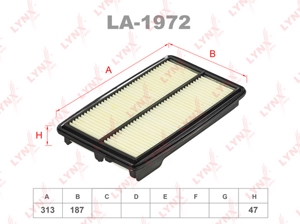 LA-1972 фильтр воздушный