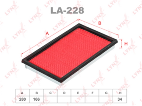 LA-228 фильтр воздушный