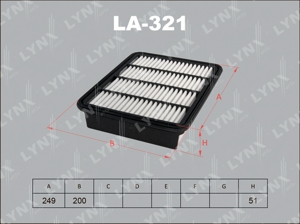 LA-321 фильтр воздушный