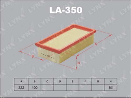 LA-350 фильтр воздушный