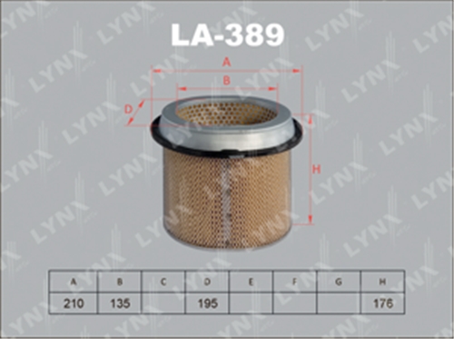 LA-389 фильтр воздушный