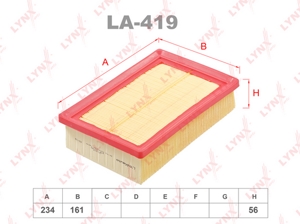 LA-419 фильтр воздушный