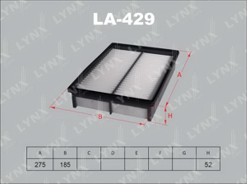 LA-429 фильтр воздушный