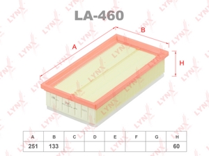 LA-460 фильтр воздушный