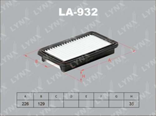 LA-932 фильтр воздушный